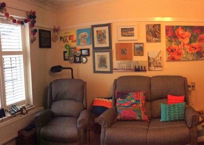 Jesse Mary Chambers Almshouses - Sitting room area - elderly accommodation