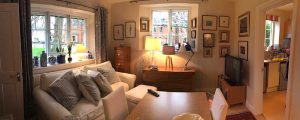Naunton Park Hays Cottages Almshouses living room